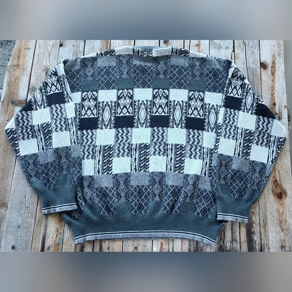 vintage '70s Pronto Uomo knit sweatermen's size Large